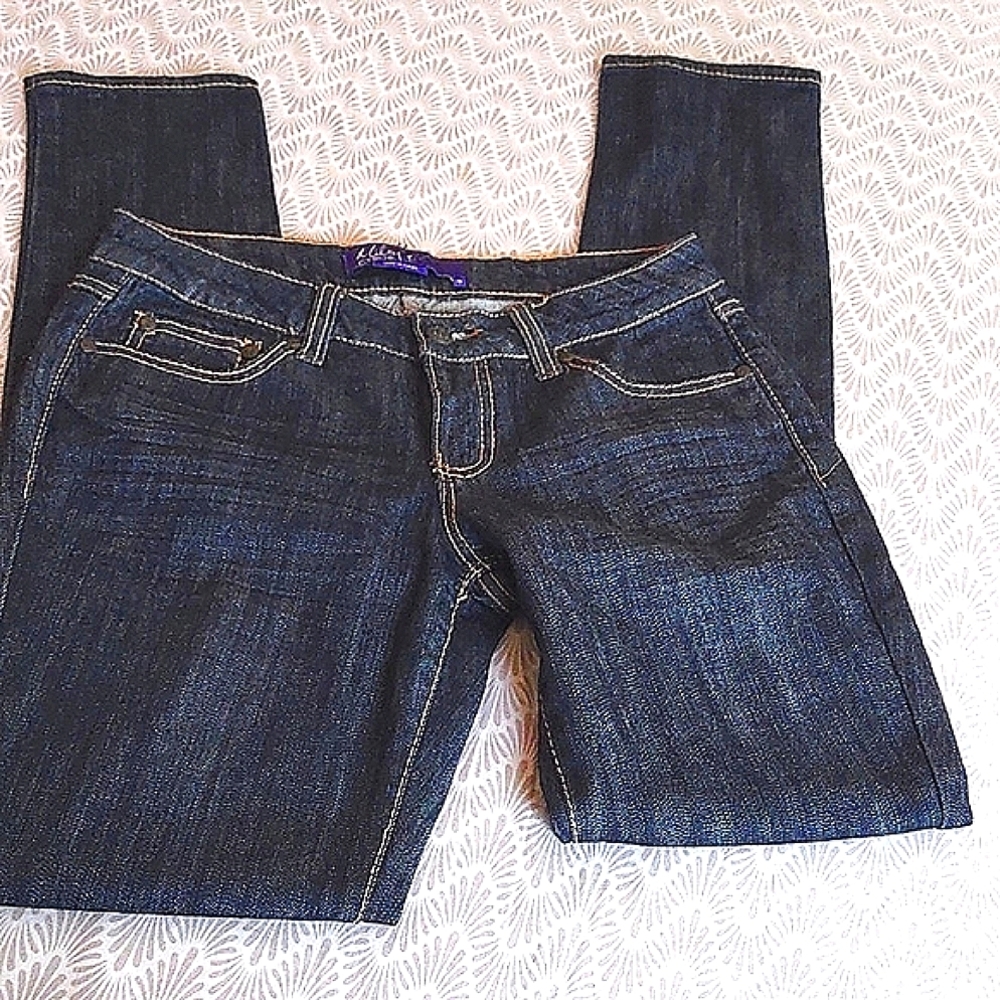 MILEY CYRUS & Max 5 Pocket Long-legged Pant (Dark) *Low-waisted